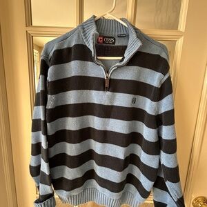 Chaps XL striped blue men’s sweater